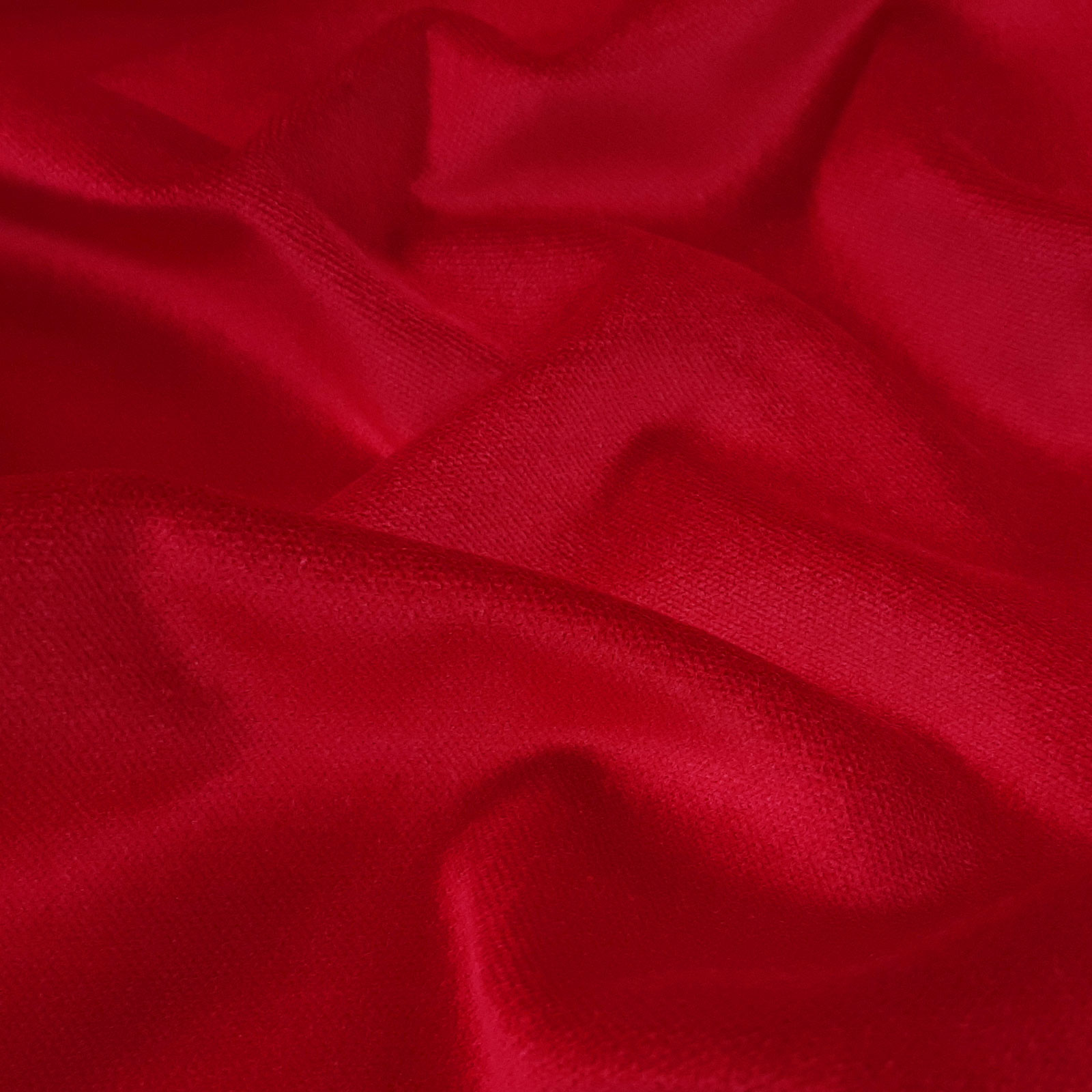 Franz - Terciopelo de algodón / Terciopelo escénico - rojo