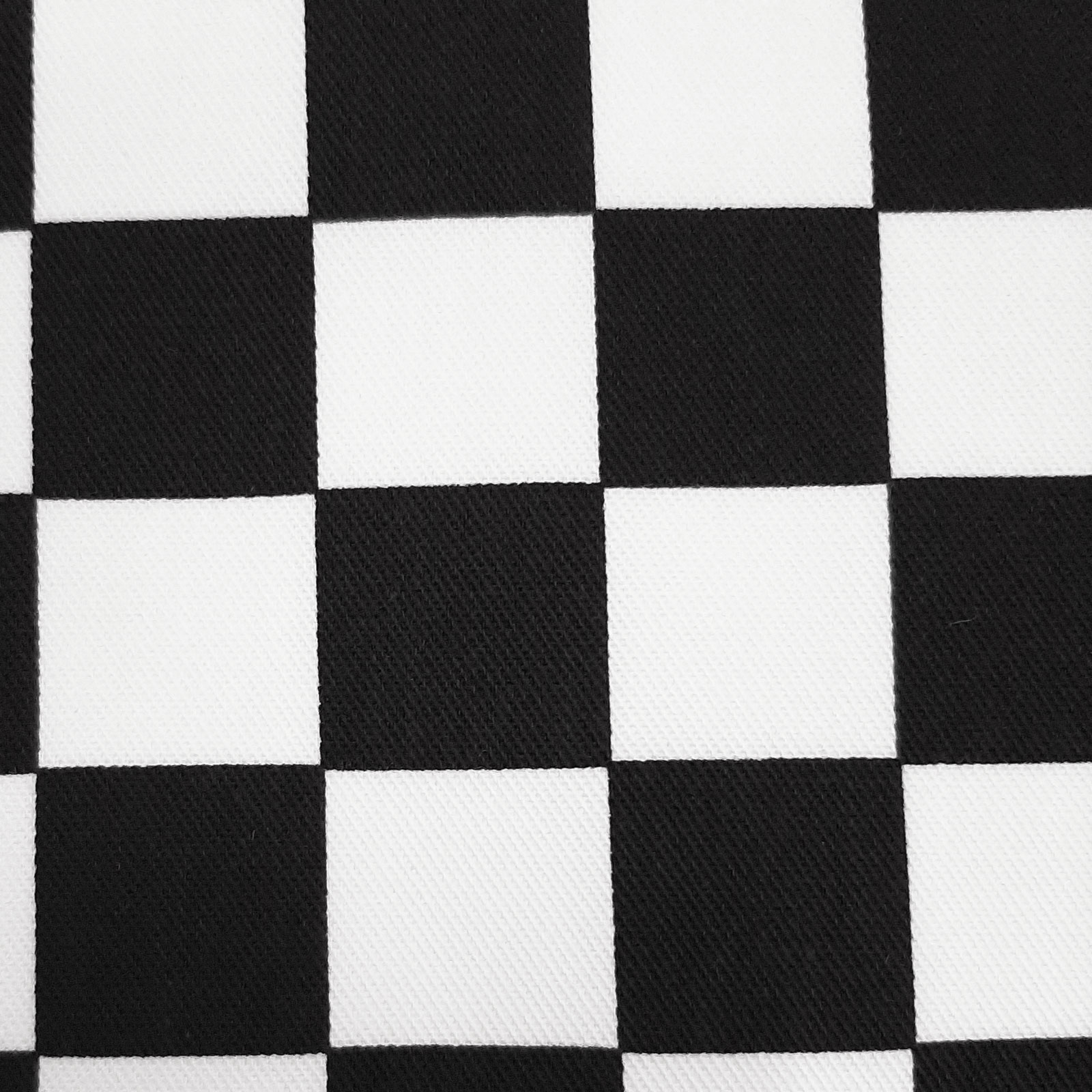 Cuadro - Tela estampada a cuadros - blanco y negro