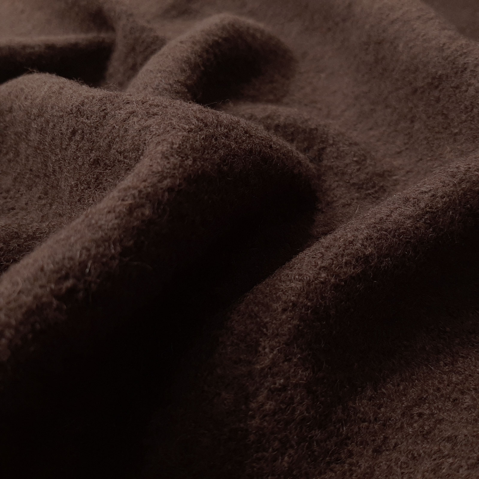  Polaris - Oeko-Tex® Tecido de lã fervida -Marron Chocolate