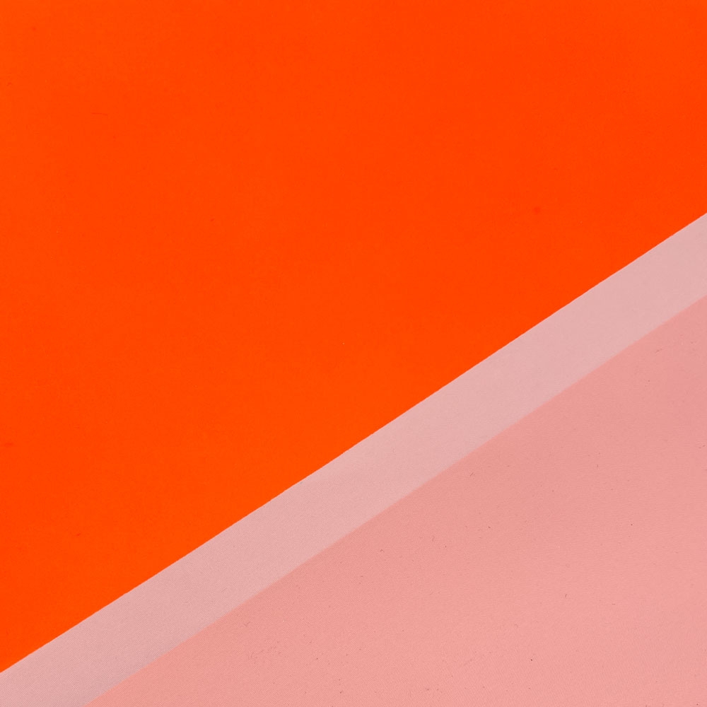 Suri - Tejido reflectante - Naranja Fluorescente - por 10cm