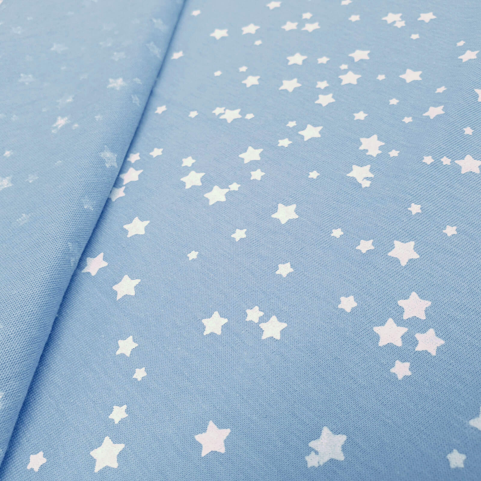 Felo - Jersey de algodón con estrellas - Azul claro