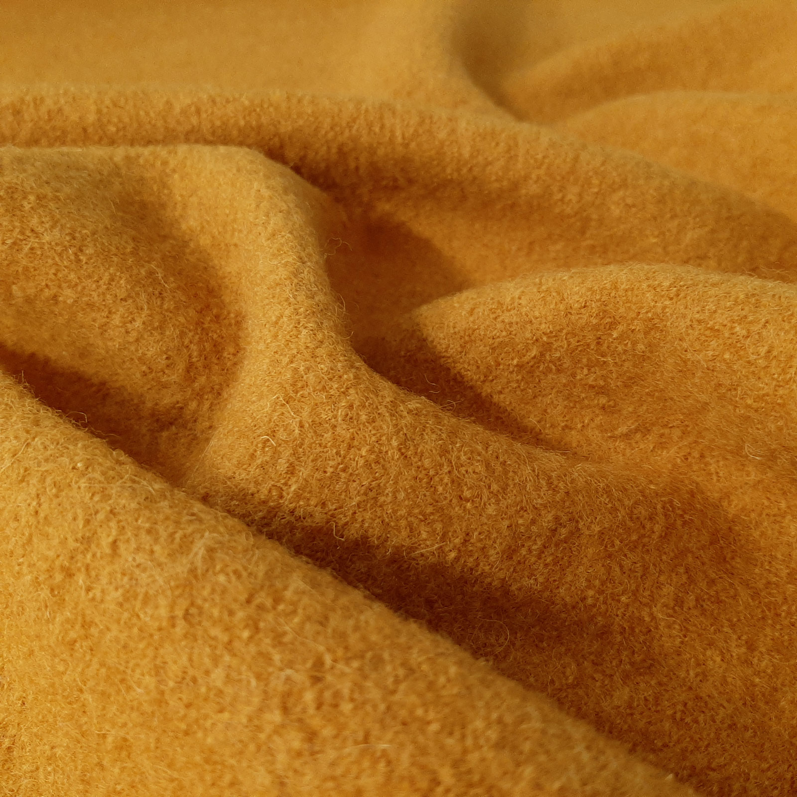 Polaris - Oeko-Tex® Tecido de lã fervida - Curcuma