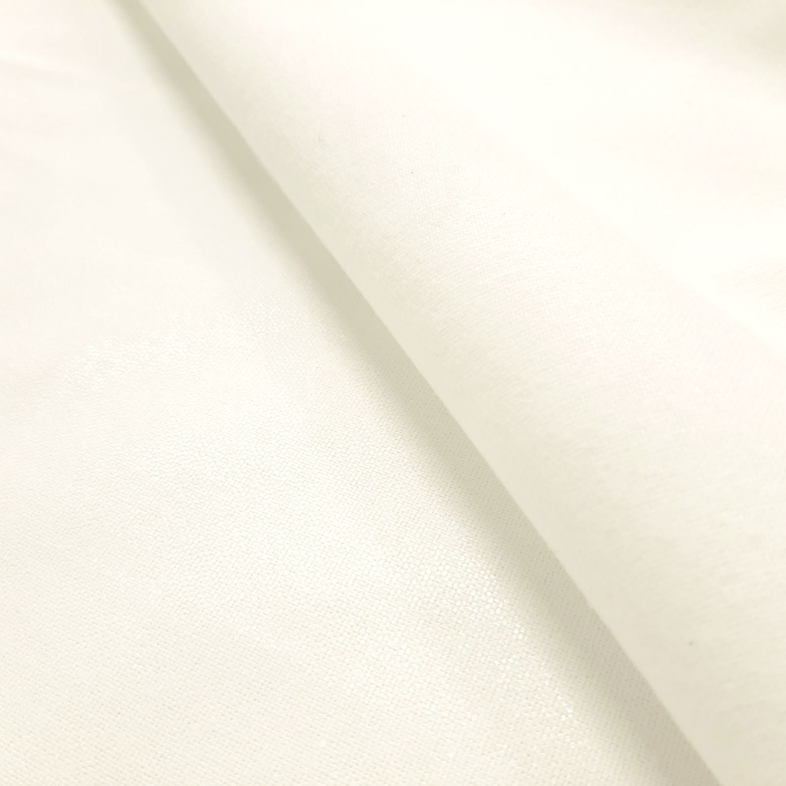 Quincy - Molton de algodón con fijación por planchado - Almohadilla de silla pesada (220g/m²) - Crema
