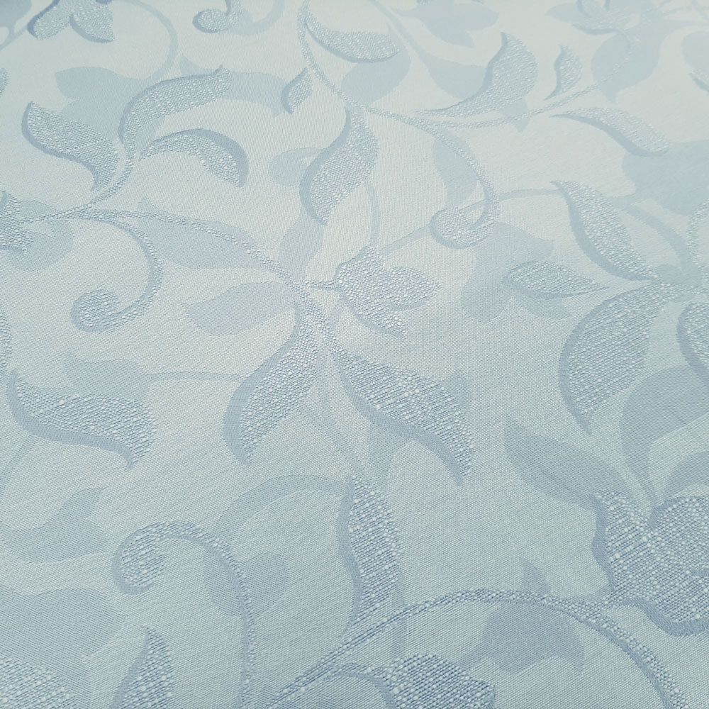 Jacquard Hanni - Tela para cortinas y manteles - Azul cristal