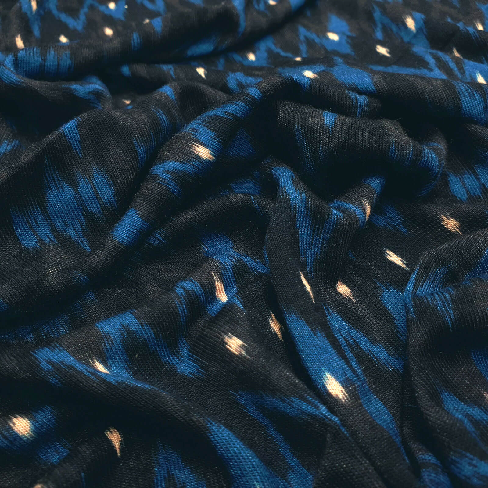 Diallo - Maillot de algodón con diseño - Azul-Negro-Rosé