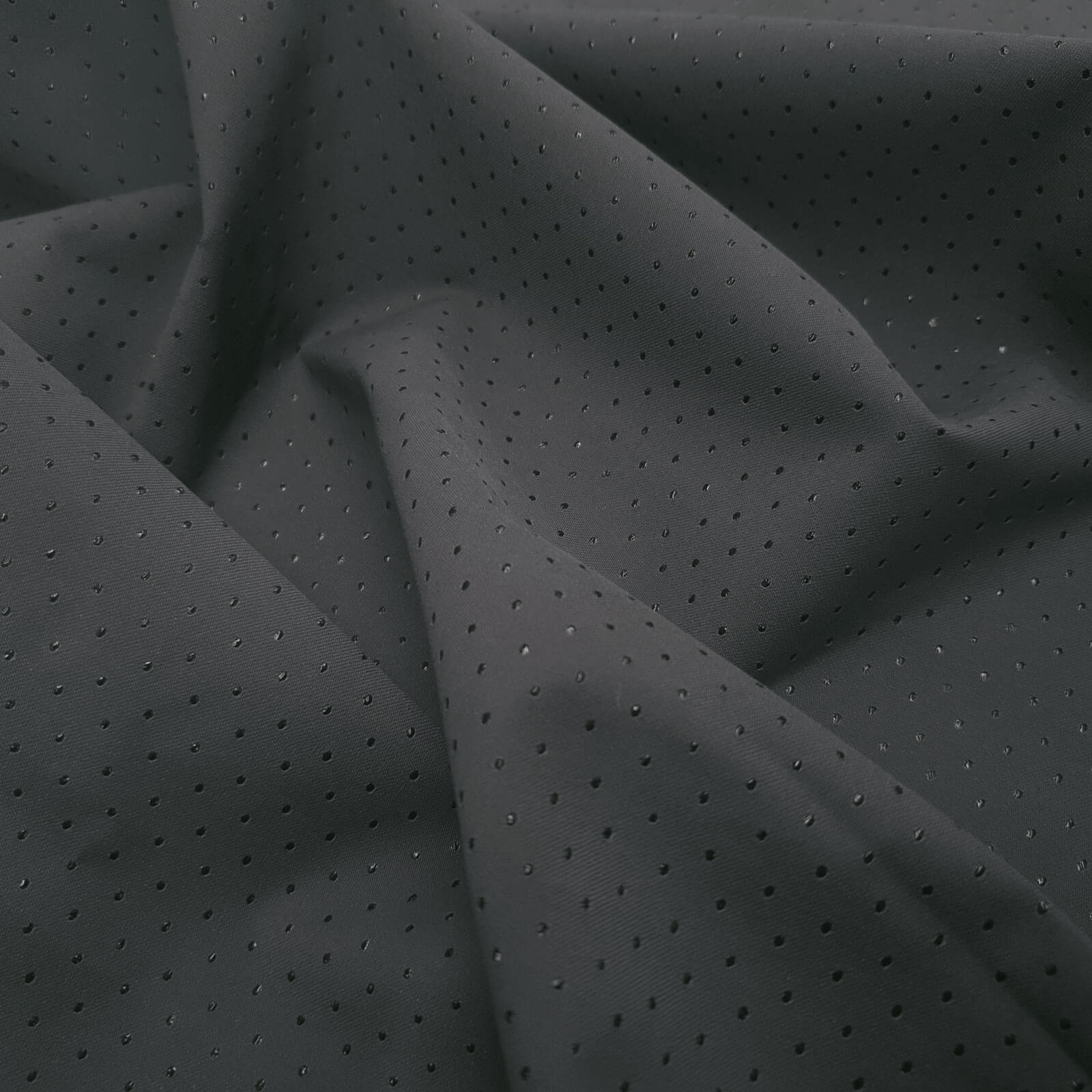 Cassian - Laminado exterior de tejido con relieve perforado - Gris oscuro