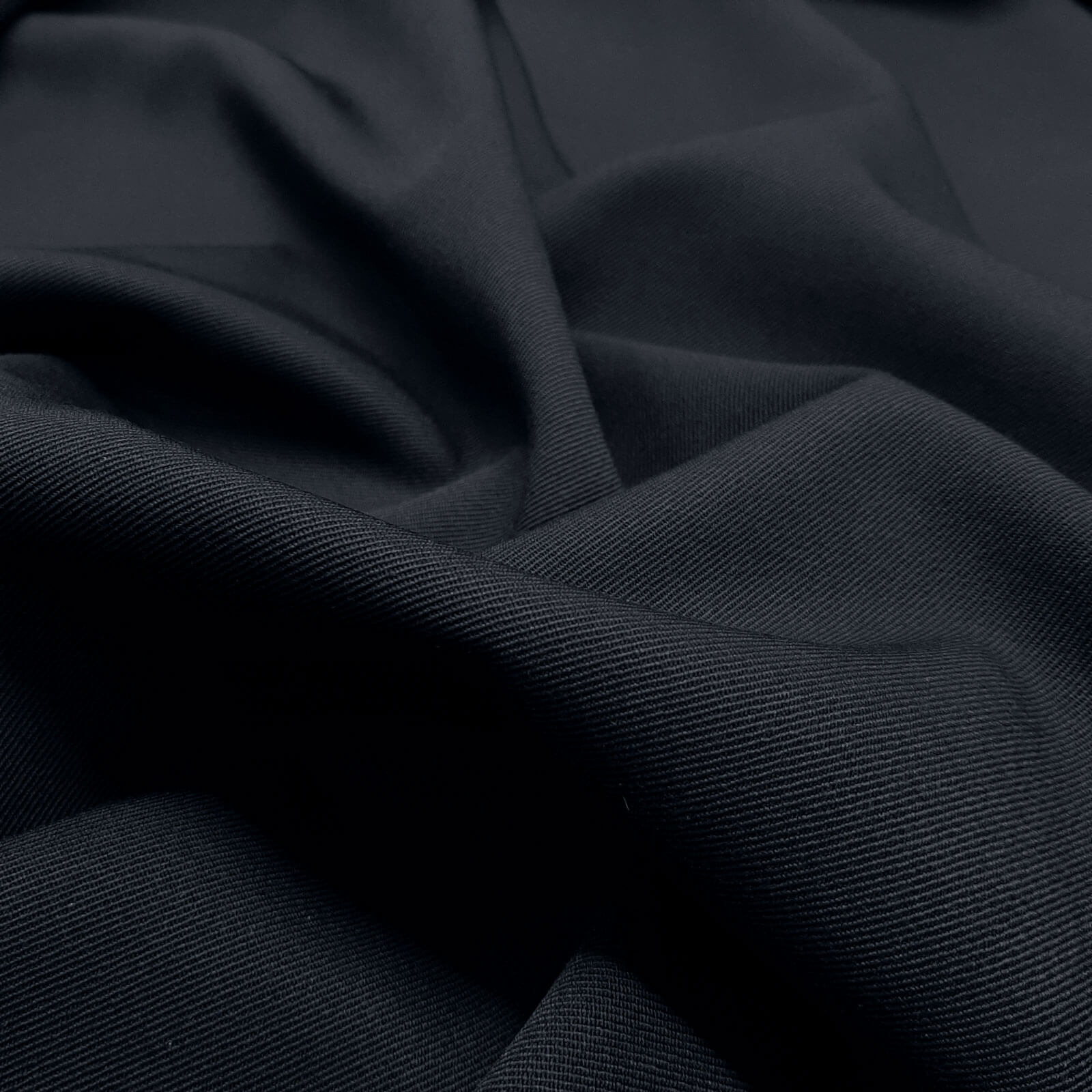 Franziska - paño de lana 100% lana virgen / paño de uniforme – Azul marino oscuro