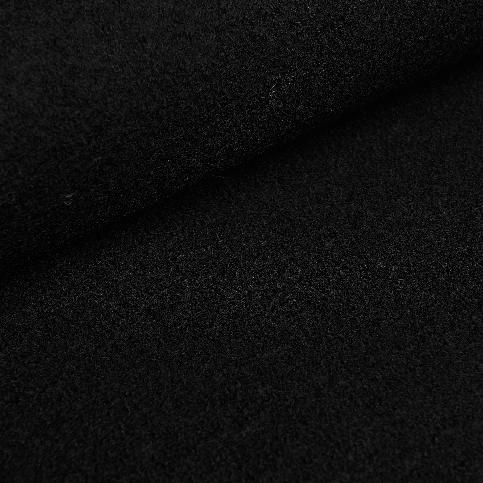 Fabian - tela de lana / loda cocida - 100% lana virgen (negro)