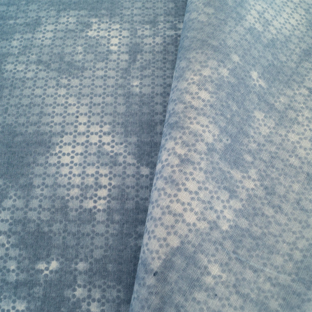 Tejido de algodón Baticus - Azul claro