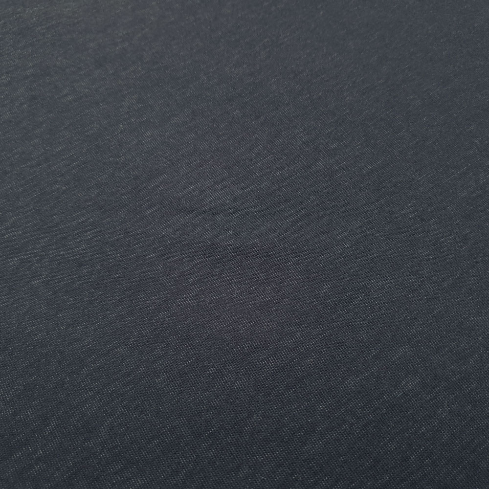 Florean - Merino Double Face Jersey - Oversized 167cm - Gris Melange / Azul Oscuro