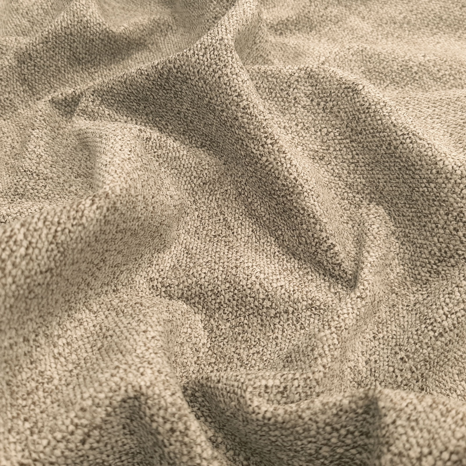 Oslo - tejido de tapicería estructurado de Öko-Tex® - Beige