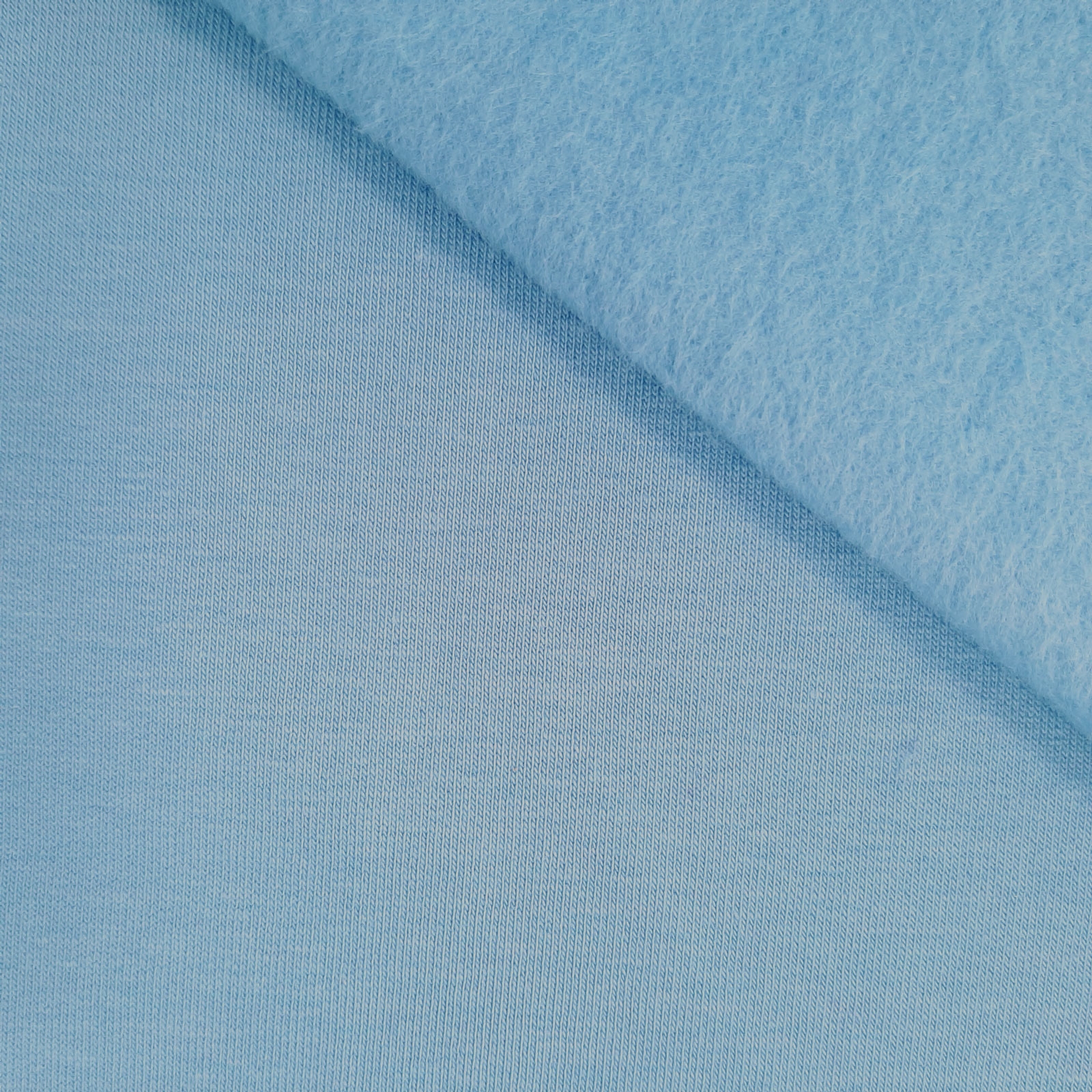 Tela de algodón Sweat - azul suecia