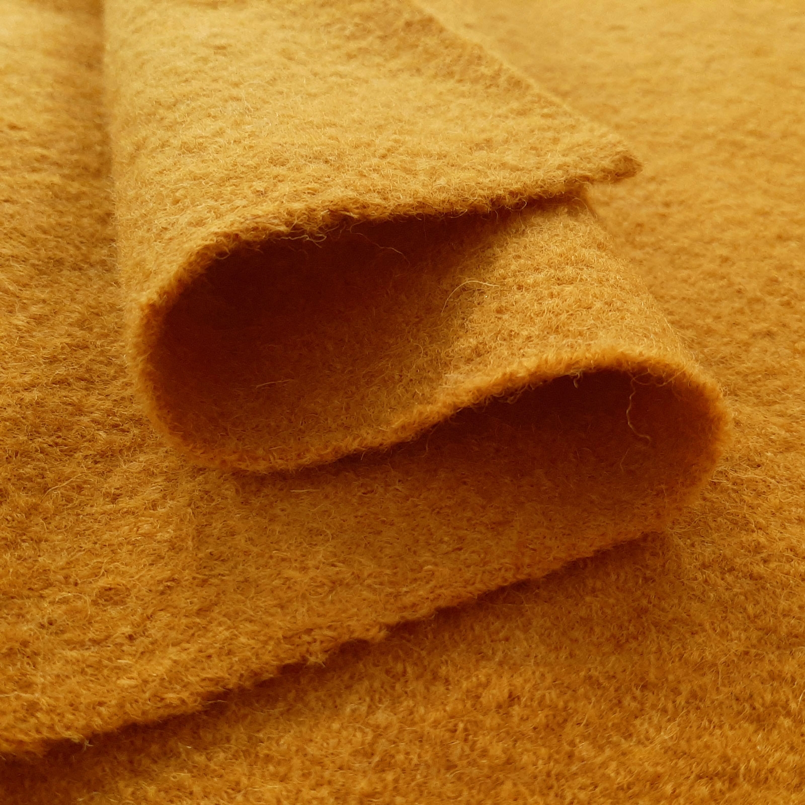 Polaris - Oeko-Tex® Tecido de lã fervida - Curcuma