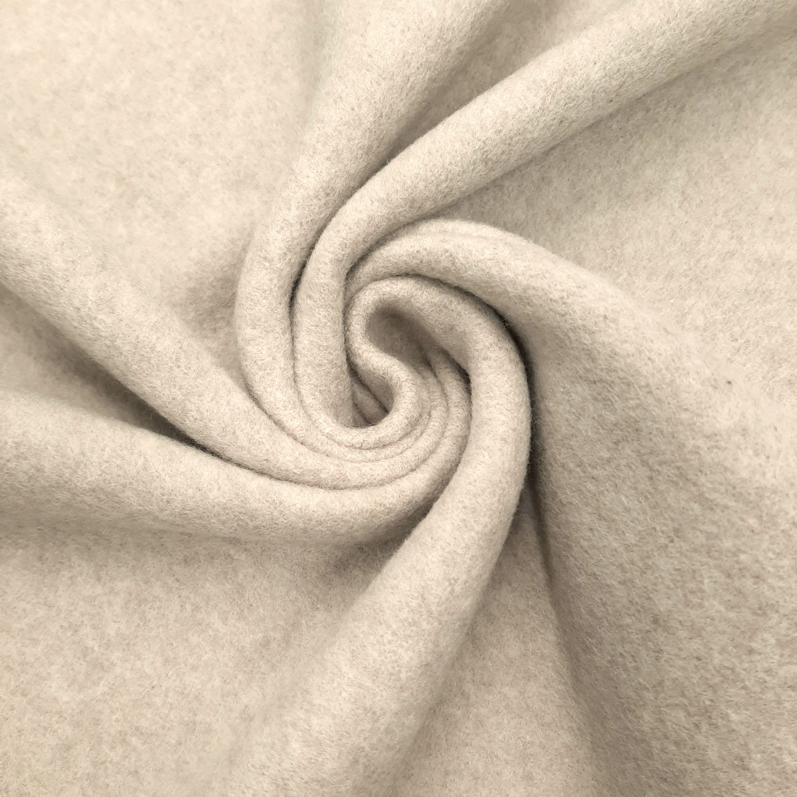 Organic Cotton Fleece - vellón de algodón de alta calidad - algodón orgánico - Beige Mezclado