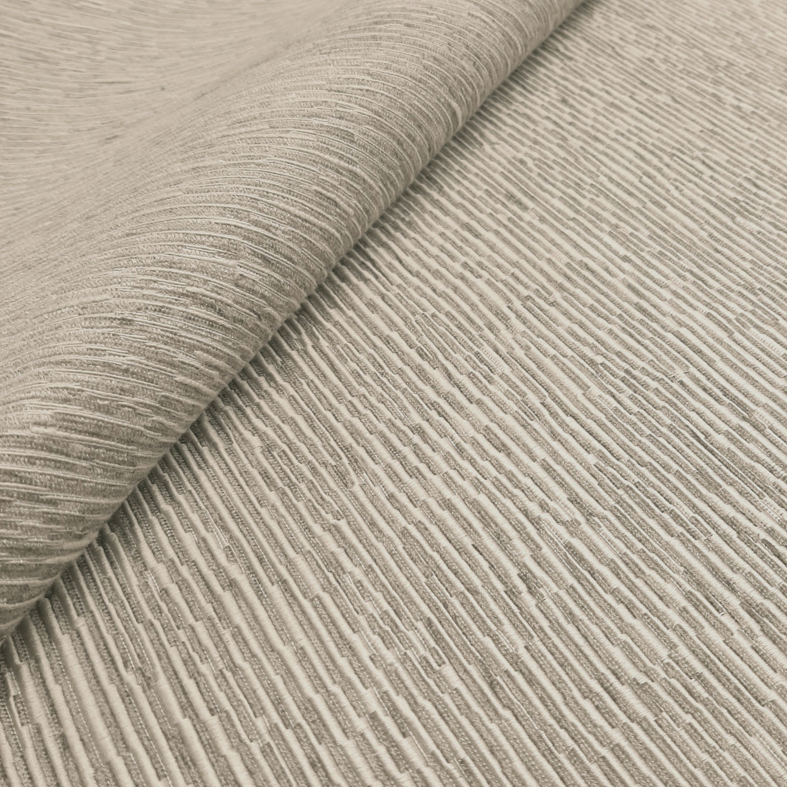 Sahco® Costes - tela de tapicería de diseño con seda – Plata