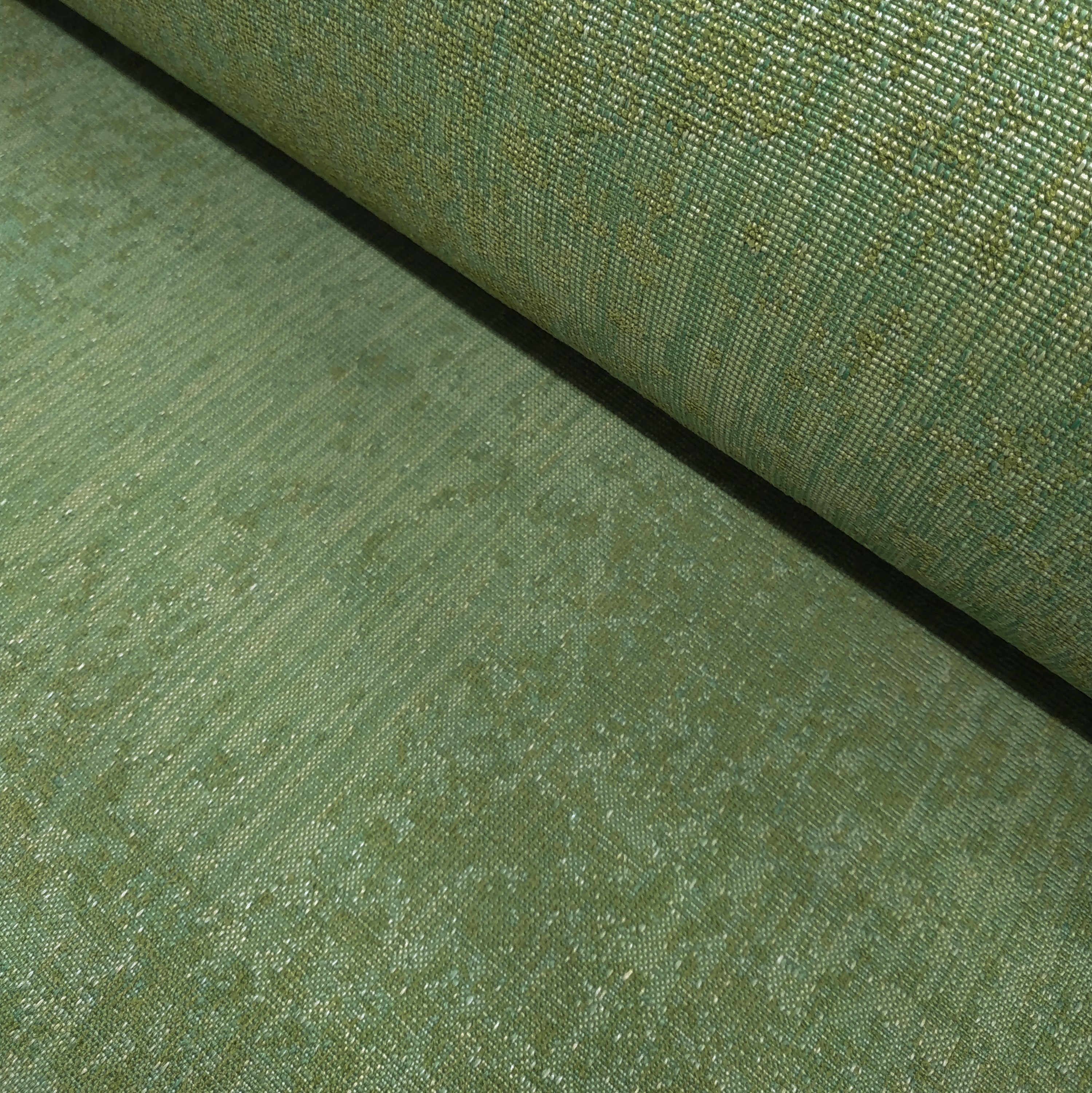 Tela de tapicería Wella - verde/turquesa melange
