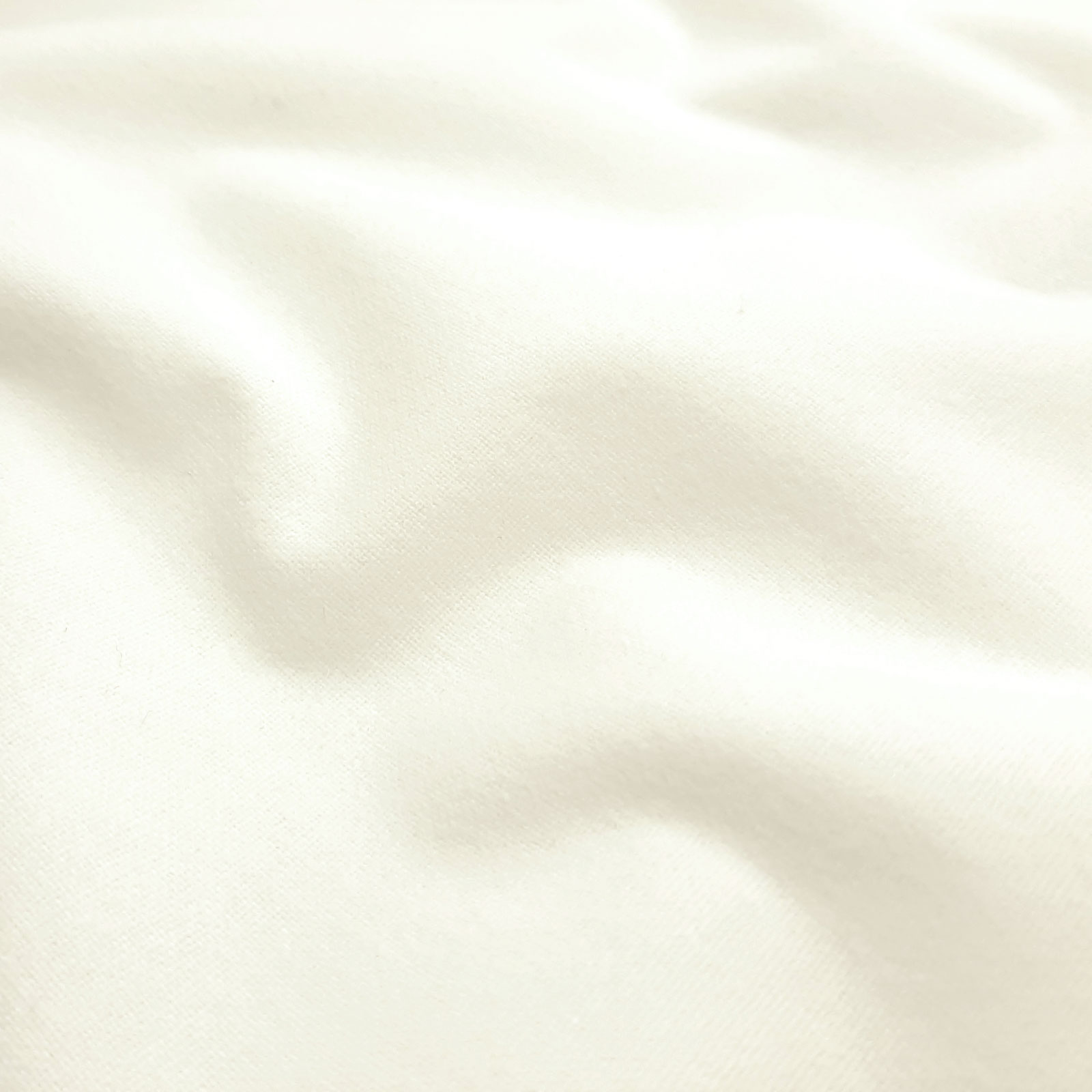 Quincy - Molton de algodón con fijación por planchado - Almohadilla de silla pesada (220g/m²) - Crema