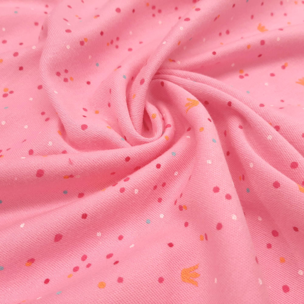 Princessa - Oeko Tex® Jersey - Impresión de coronilla de confeti