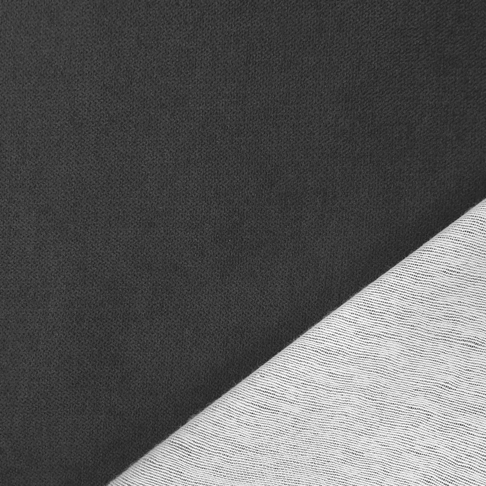 Deluxe - tejido de tapicería Öko-Tex® de alta calidad - Antracita
