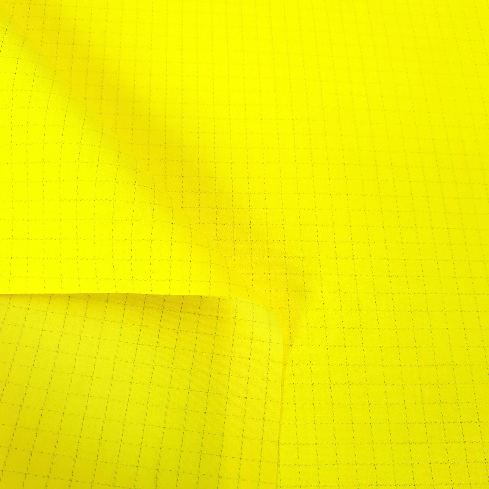 Divia - Tejido exterior laminado Ripstop - Ignífugo - Amarillo fluorescente según EN20471