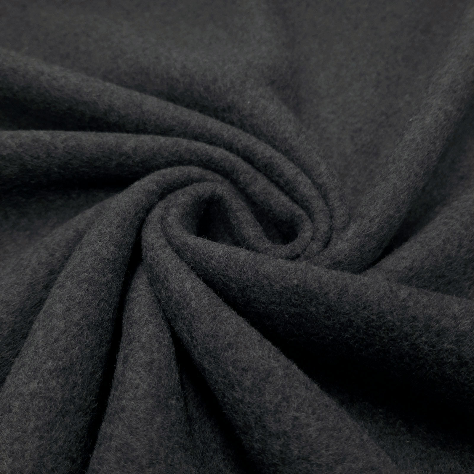 Organic Cotton Fleece - vellón de algodón de alta calidad - algodón orgánico - Antracita Mezclado