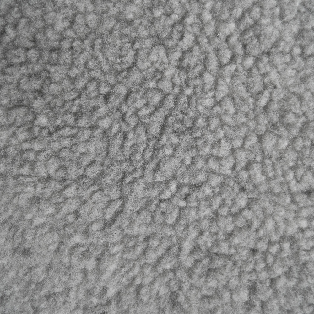 Piel de cordero – Felpa sintética (gris claro-mezclado)
