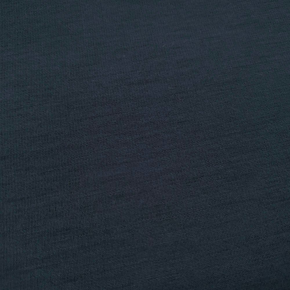 Amanda - Jersey Merino Double Face - Oversize 170 cm - Azul oscuro melange / Azul marino