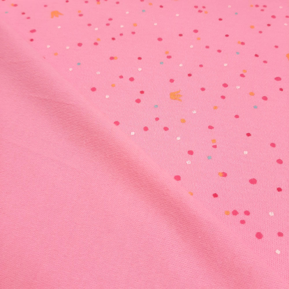 Princessa - Oeko Tex® Jersey - Impresión de coronilla de confeti